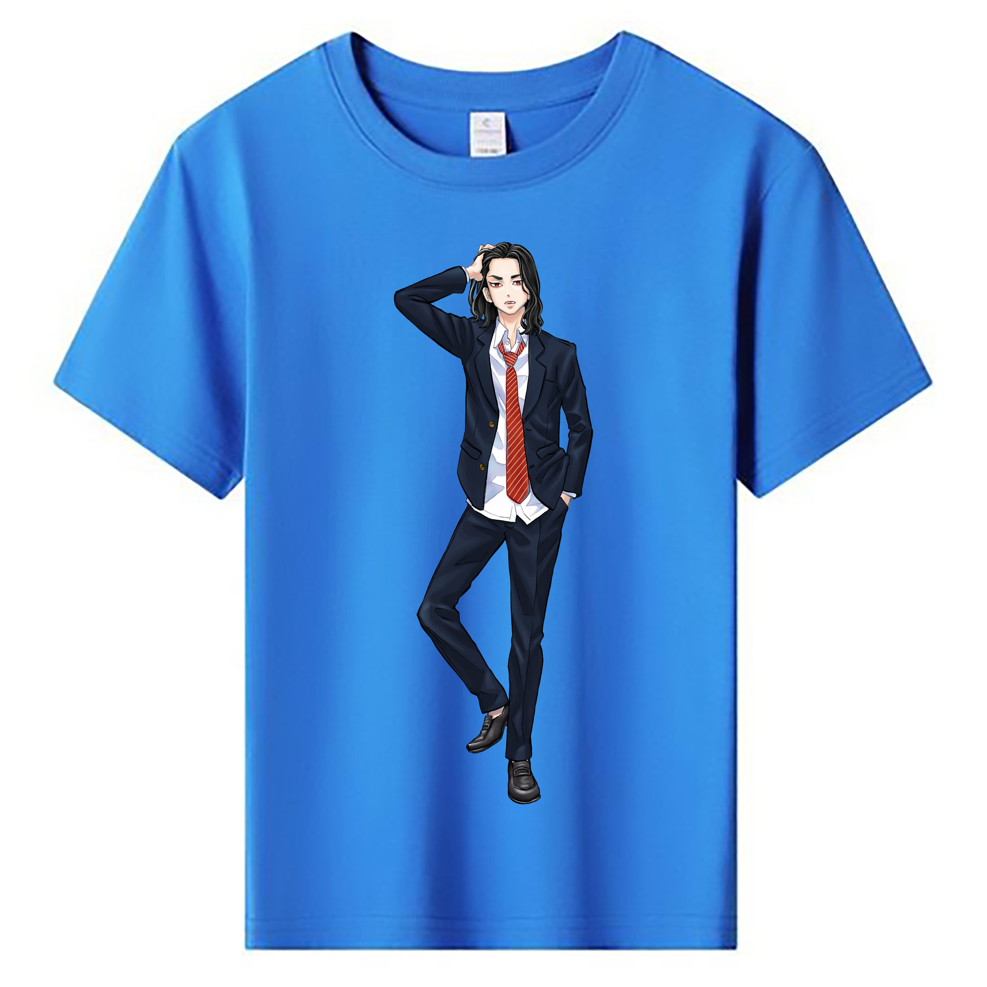 （画像用） 東京リベンジャーズ Tokyo Revengers 綿100％キッズTシャツ（フロントプリント）